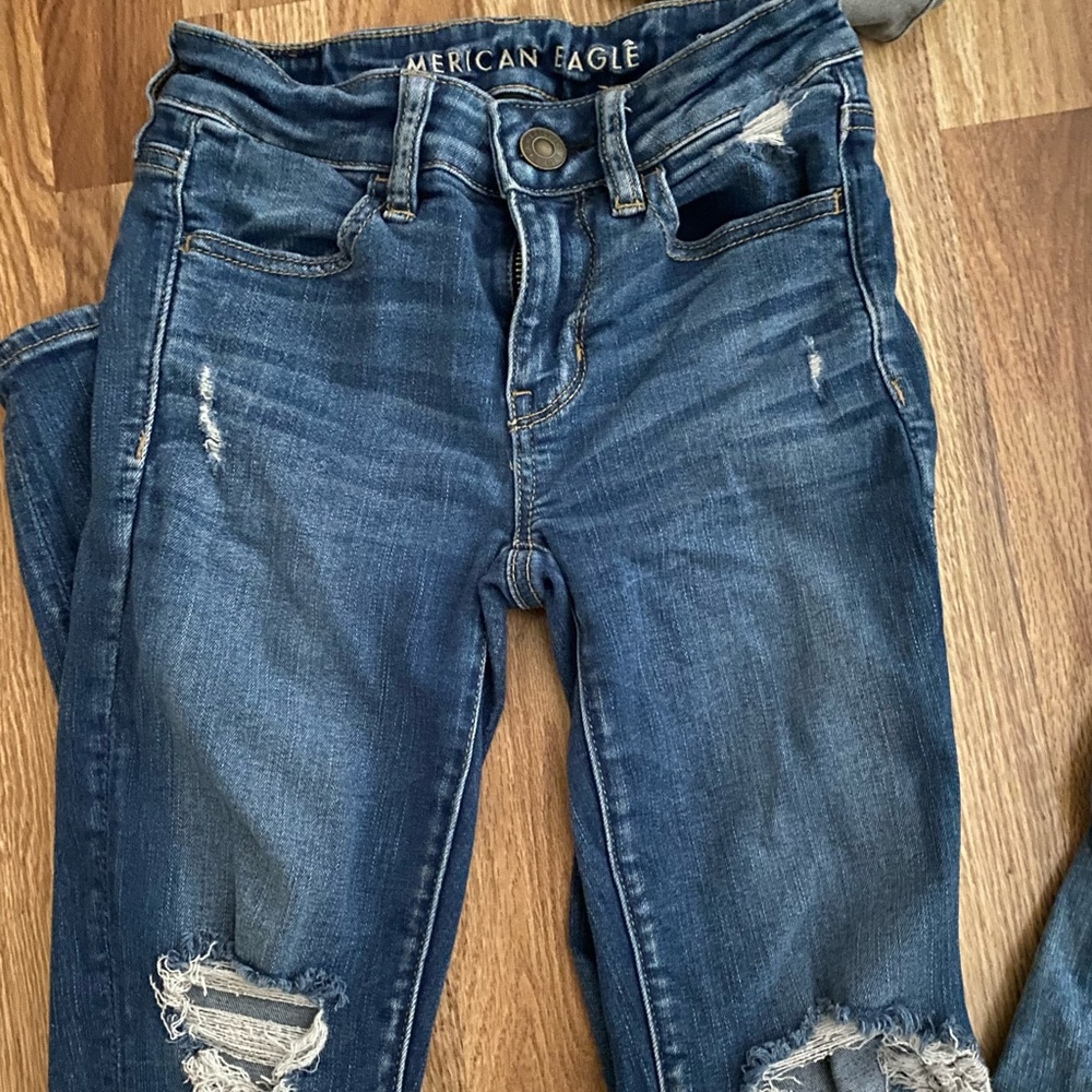 american eagle jeans size 00